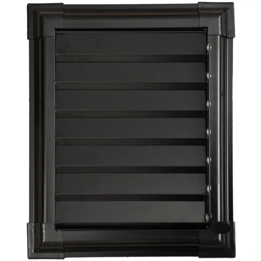 70 x 70  Alüminyum Siyah Banyo Wc Havalandırma Panjuru