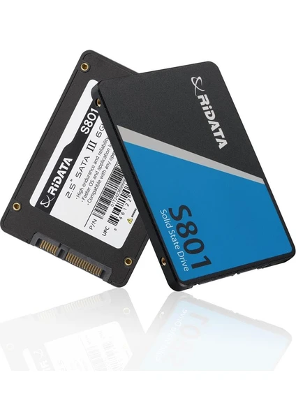 Ridata 512GB Sata Iıı (6gb-S) S801 Read Up 520MB-S SSD Harddisk